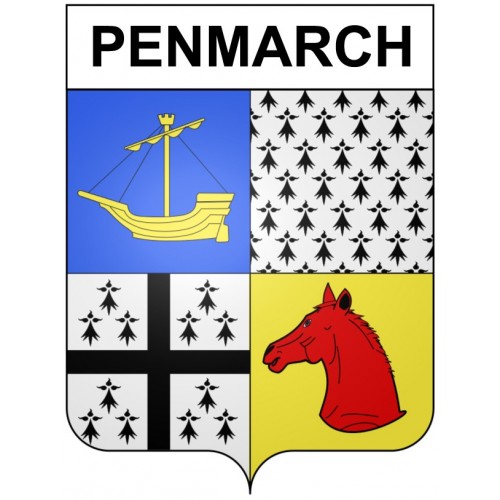 Stickers coat of arms Bazas adhesive sticker