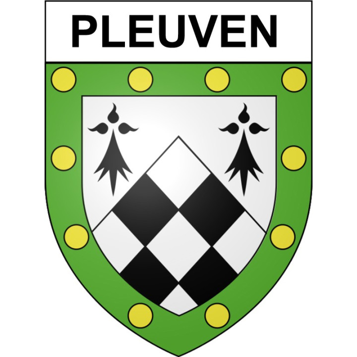 Stickers coat of arms Bazas adhesive sticker