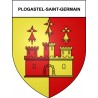 Plogastel-Saint-Germain 29 ville Stickers blason autocollant adhésif