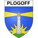 Plogoff 29 ville Stickers blason autocollant adhésif