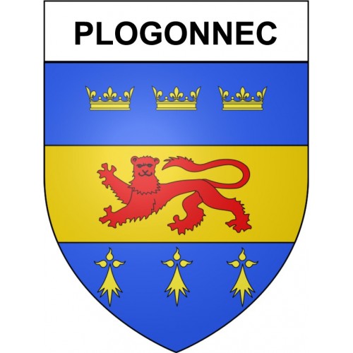 Plogonnec 29 ville Stickers blason autocollant adhésif