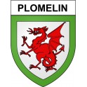 Plomelin 29 ville Stickers blason autocollant adhésif