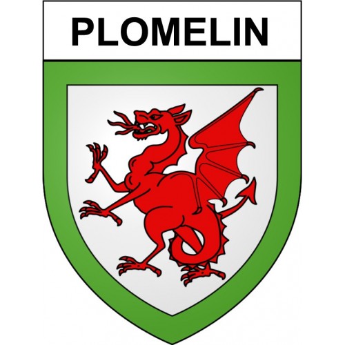 Plomelin 29 ville Stickers blason autocollant adhésif
