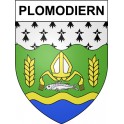 Plomodiern 29 ville Stickers blason autocollant adhésif