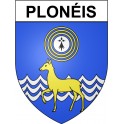 Plonéis 29 ville Stickers blason autocollant adhésif