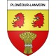 Plonéour-Lanvern 29 ville Stickers blason autocollant adhésif