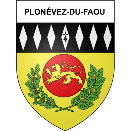 Stickers coat of arms Bazas adhesive sticker
