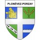 Plonévez-Porzay 29 ville Stickers blason autocollant adhésif