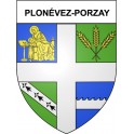 Stickers coat of arms Bazas adhesive sticker