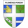 Plonévez-Porzay 29 ville Stickers blason autocollant adhésif