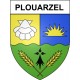 Plouarzel 29 ville Stickers blason autocollant adhésif