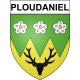 Ploudaniel 29 ville Stickers blason autocollant adhésif