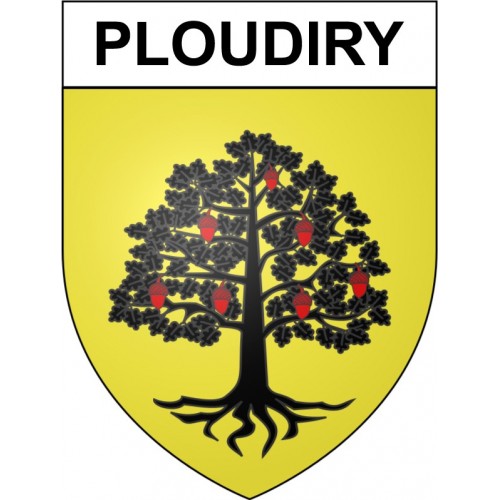 Pegatinas escudo de armas de Bazas adhesivo de la etiqueta engomada