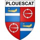 Plouescat 29 ville Stickers blason autocollant adhésif