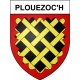 Plouezoc'h 29 ville Stickers blason autocollant adhésif