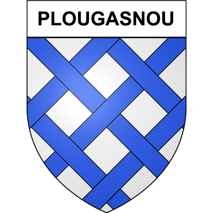 Plougasnou 29 ville Stickers blason autocollant adhésif