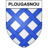 Plougasnou 29 ville Stickers blason autocollant adhésif