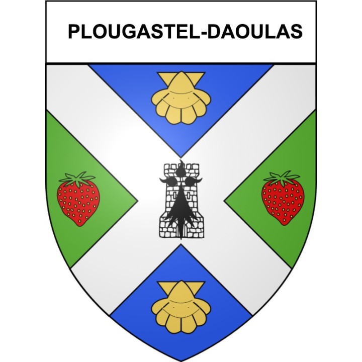 Stickers coat of arms Bazas adhesive sticker