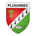 Plouhinec 29 ville Stickers blason autocollant adhésif