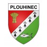 Plouhinec 29 ville Stickers blason autocollant adhésif
