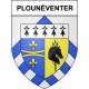 Plounéventer 29 ville Stickers blason autocollant adhésif
