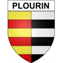 Plourin 29 ville Stickers blason autocollant adhésif