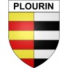Plourin 29 ville Stickers blason autocollant adhésif