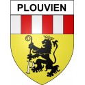 Plouvien 29 ville Stickers blason autocollant adhésif