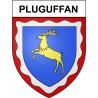 Pluguffan 29 ville Stickers blason autocollant adhésif