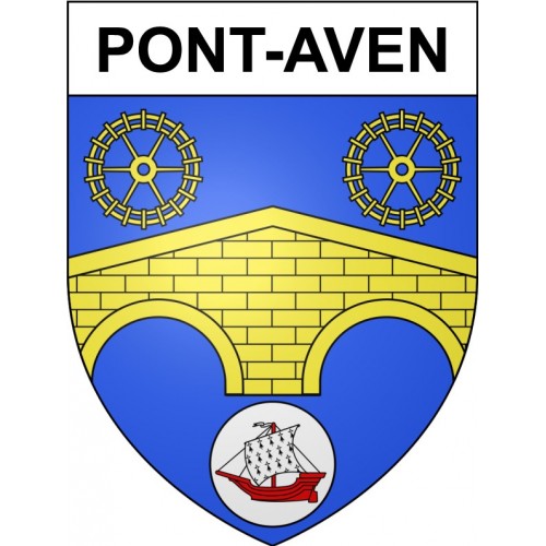 Pont-Aven 29 ville Stickers blason autocollant adhésif