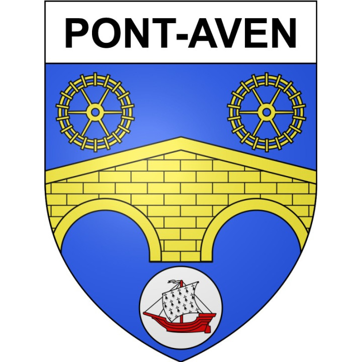 Stickers coat of arms Bazas adhesive sticker