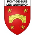 Pont-de-Buis-lès-Quimerch 29 ville Stickers blason autocollant adhésif