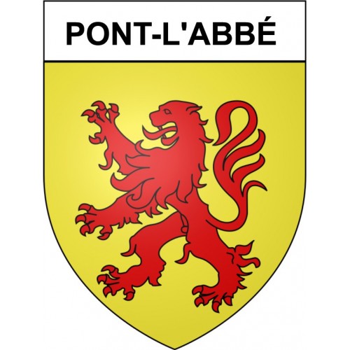 Pont-l'Abbé 29 ville Stickers blason autocollant adhésif