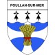 Stickers coat of arms Bazas adhesive sticker