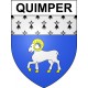 Quimper Sticker wappen, gelsenkirchen, augsburg, klebender aufkleber