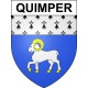Stickers coat of arms Quimper adhesive sticker