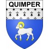 Pegatinas escudo de armas de Quimper adhesivo de la etiqueta engomada