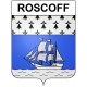 Roscoff 29 ville Stickers blason autocollant adhésif