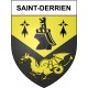 Saint-Derrien 29 ville Stickers blason autocollant adhésif