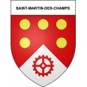 Stickers coat of arms Saint-Martin-des-Champs adhesive sticker