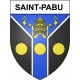 Saint-Pabu 29 ville Stickers blason autocollant adhésif