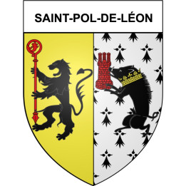 Saint-Pol-de-Léon 29 ville Stickers blason autocollant adhésif