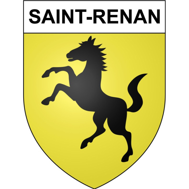 Saint-Renan 29 ville Stickers blason autocollant adhésif