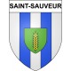 Pegatinas escudo de armas de Saint-Sauveur adhesivo de la etiqueta engomada