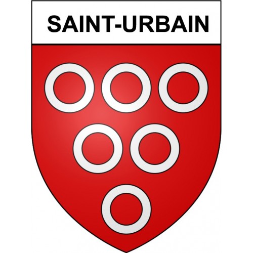 Pegatinas escudo de armas de Bazas adhesivo de la etiqueta engomada