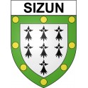 Stickers coat of arms Bazas adhesive sticker