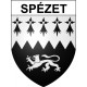 Spézet  29 ville Stickers blason autocollant adhésif