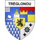 Tréglonou 29 ville Stickers blason autocollant adhésif