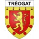 Tréogat 29 ville Stickers blason autocollant adhésif