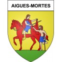 Stickers coat of arms Aigues-Mortes adhesive sticker